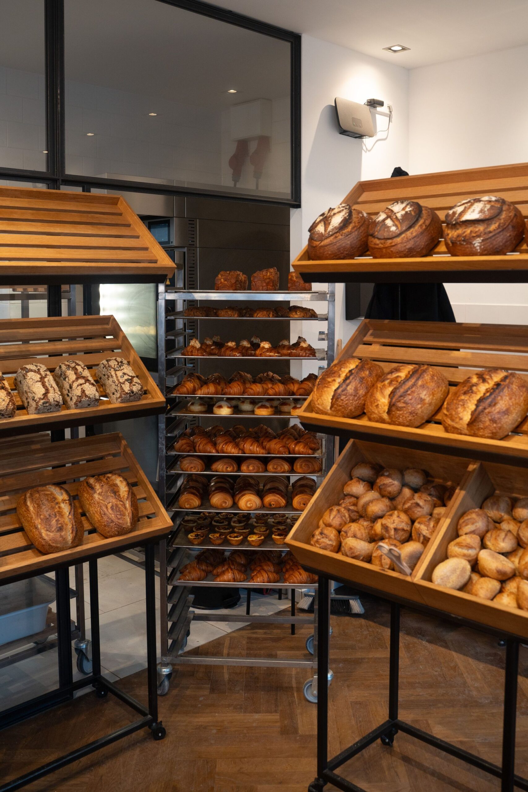 Intérieur de la boulangerie